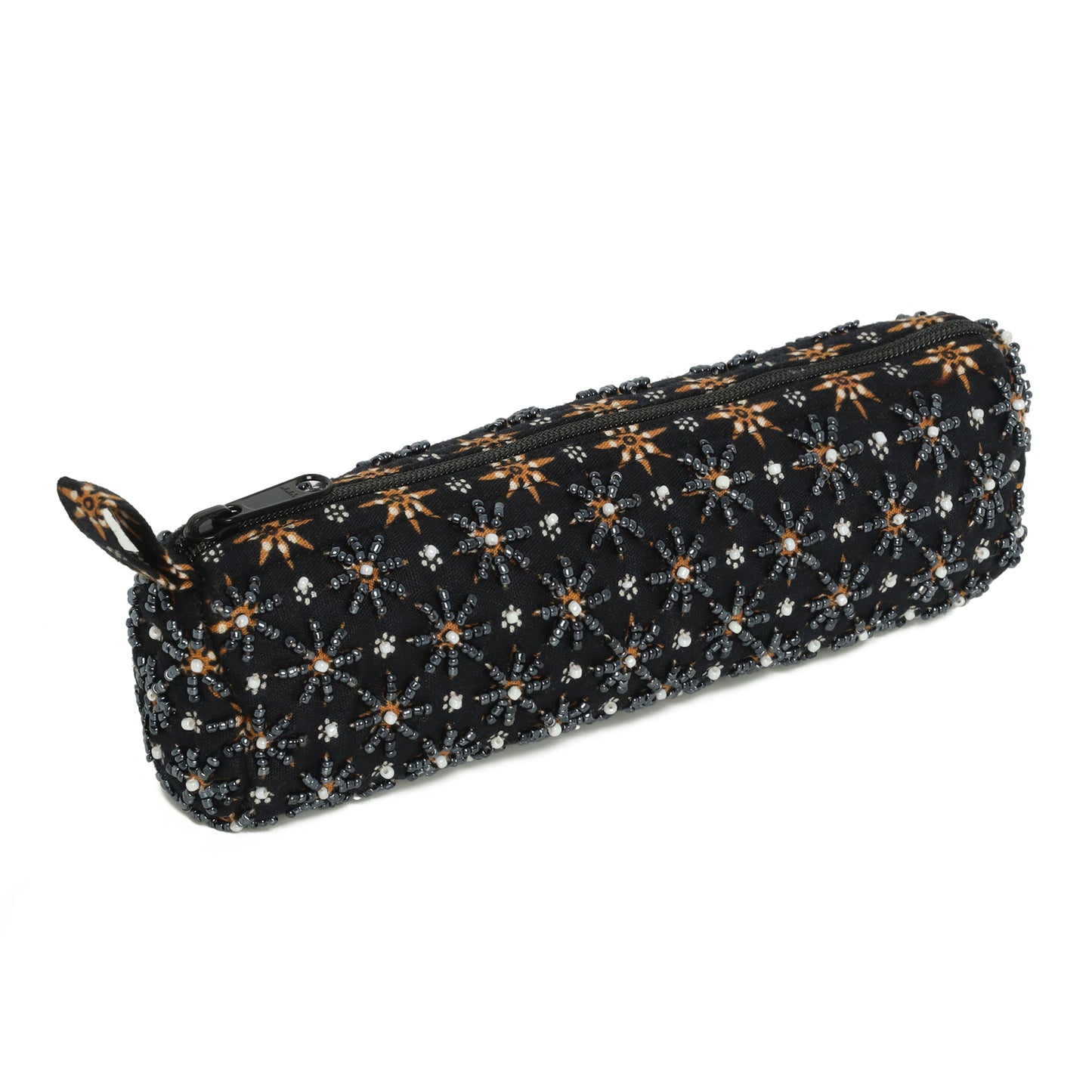 Beaded Batik Pencil Case