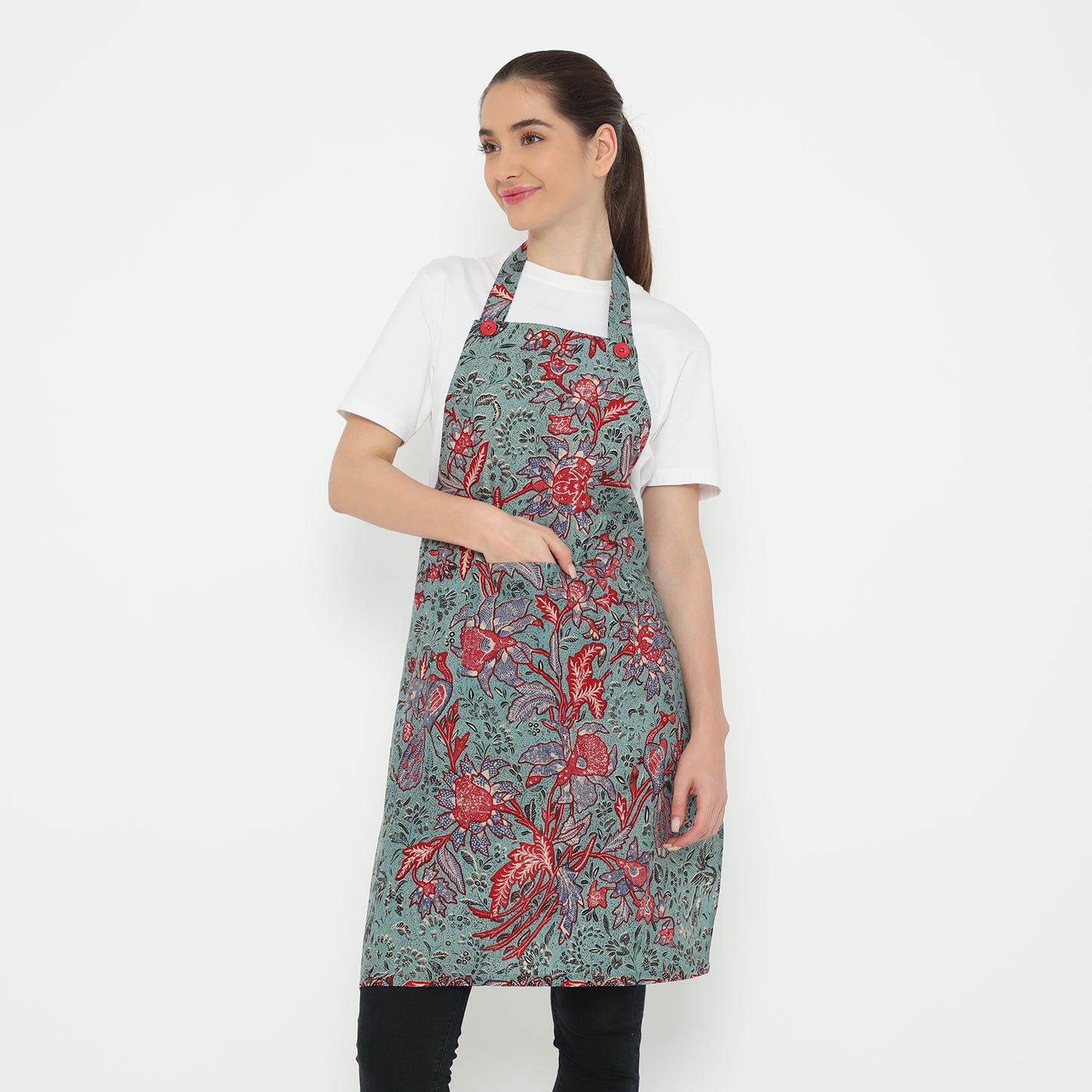 Batik Bloom Apron