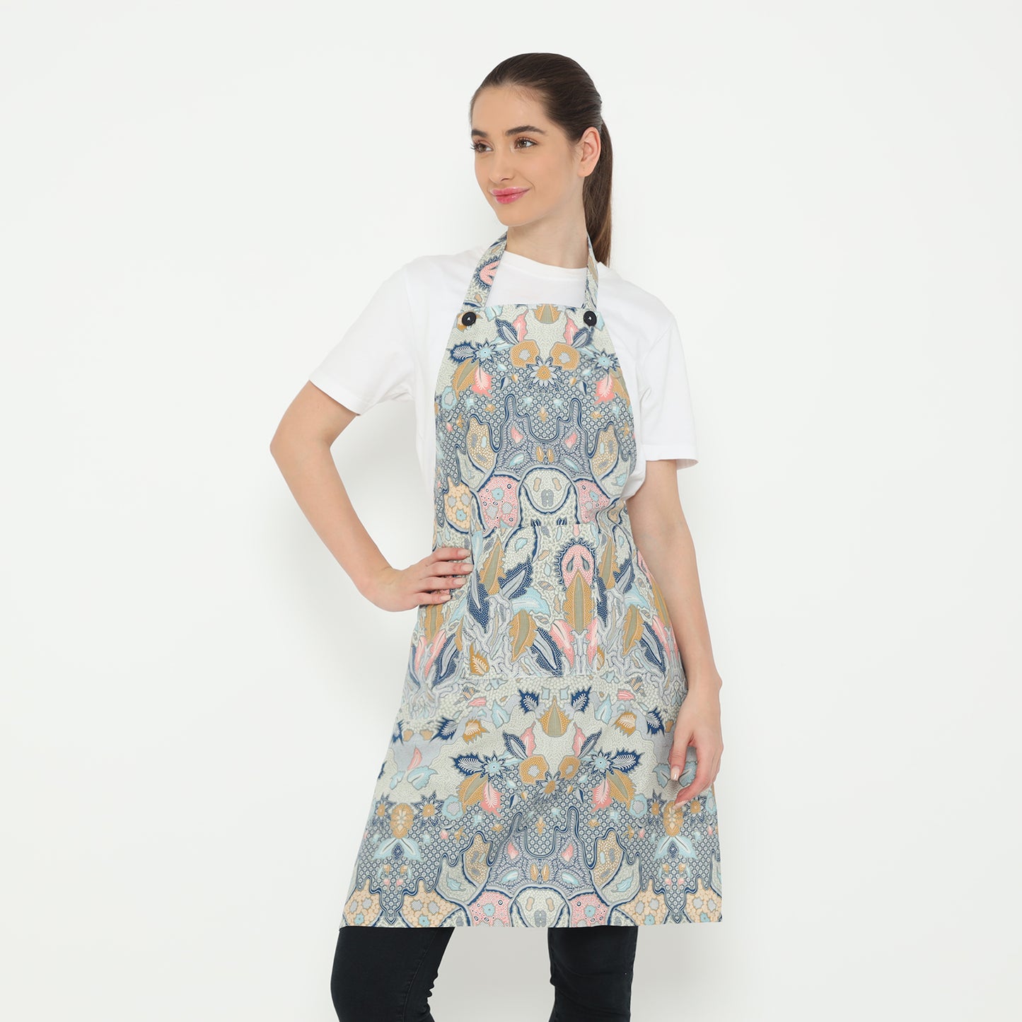Batik Bloom Apron