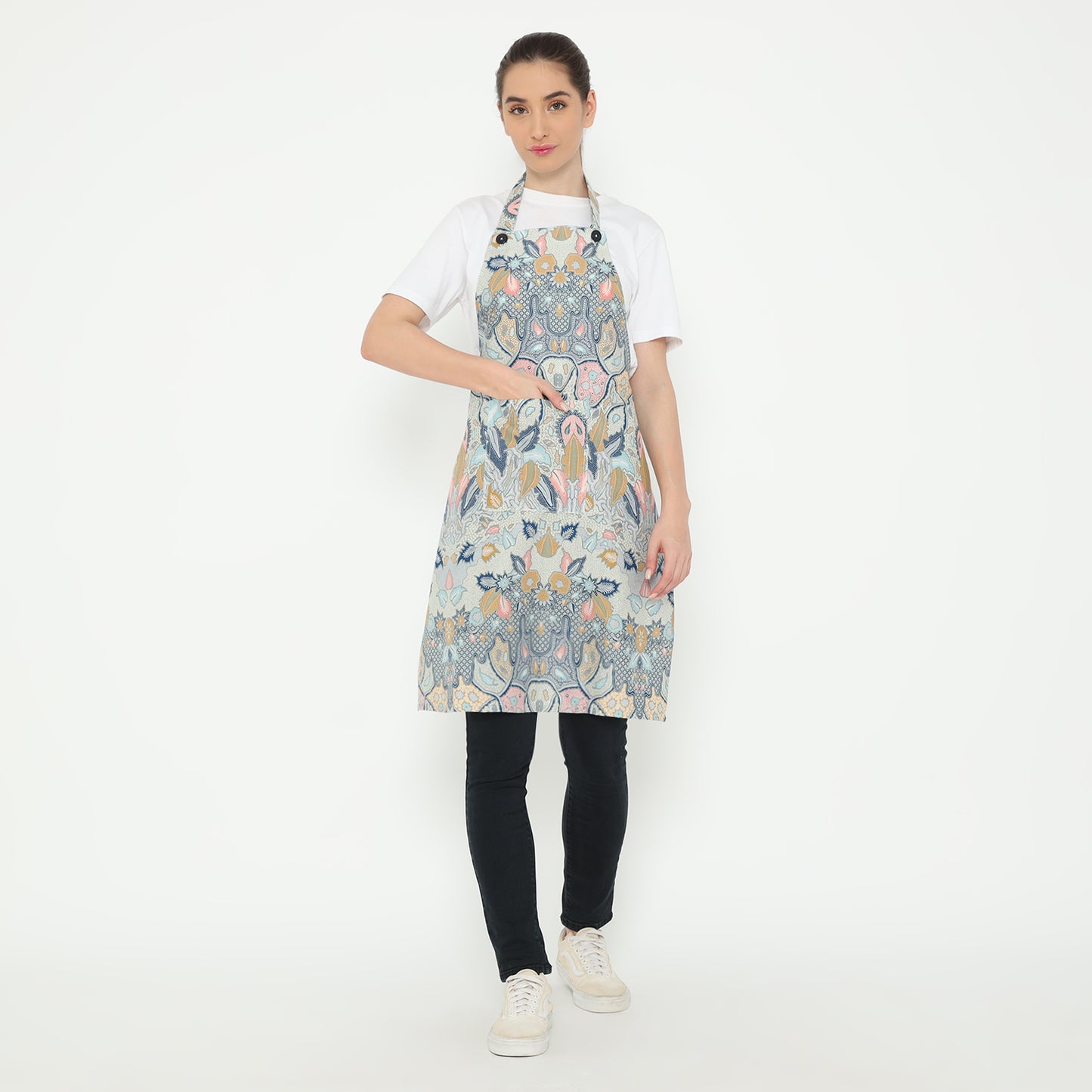 Batik Bloom Apron