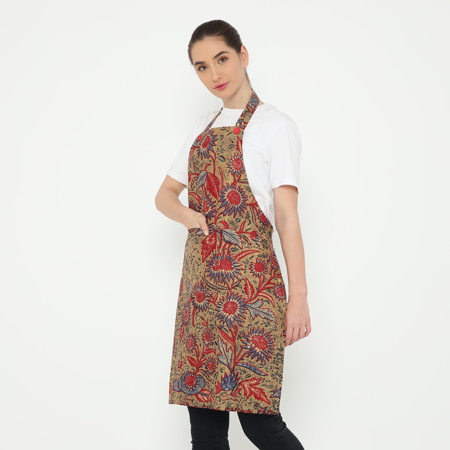 Batik Bloom Apron