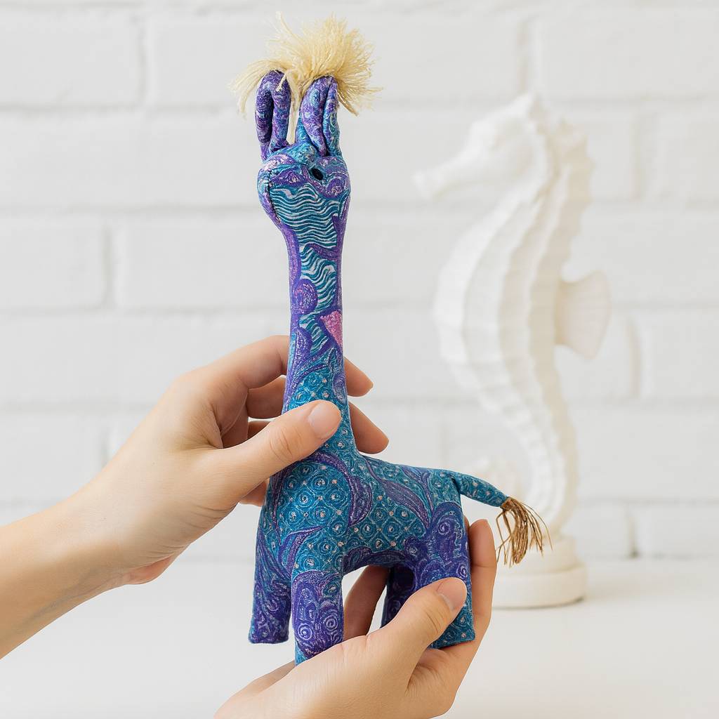 Batik Azure Giraffe