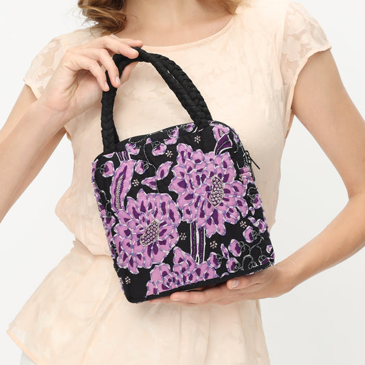 Purple Elegance Beaded