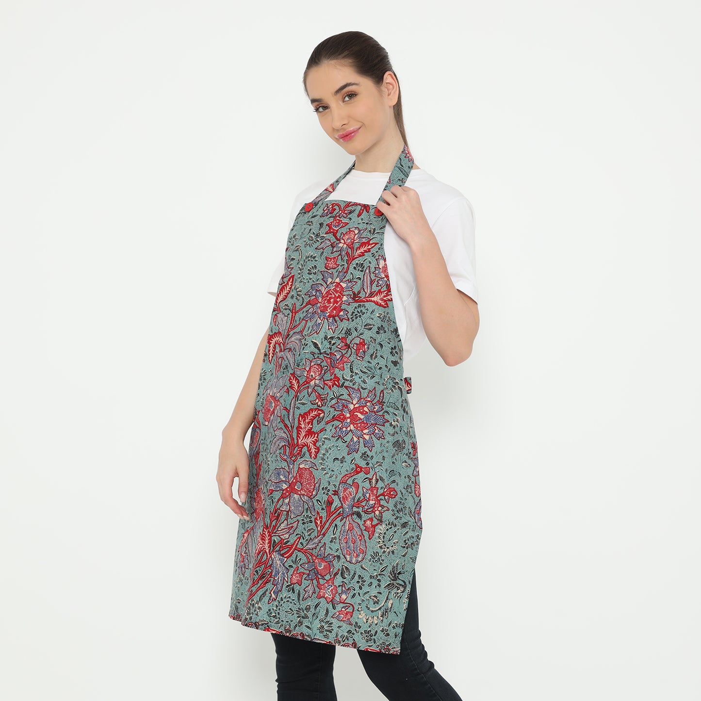 Batik Bloom Apron