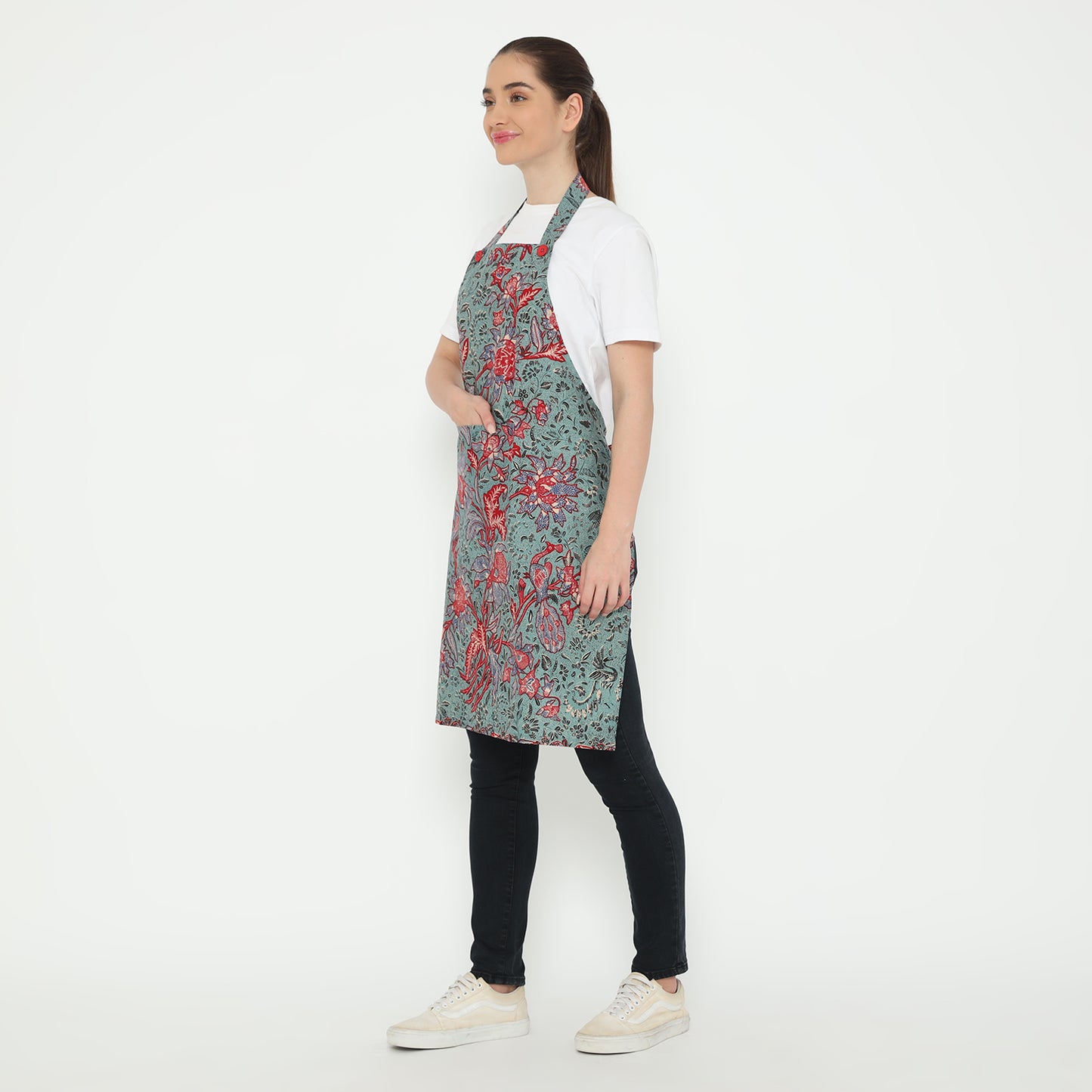 Batik Bloom Apron